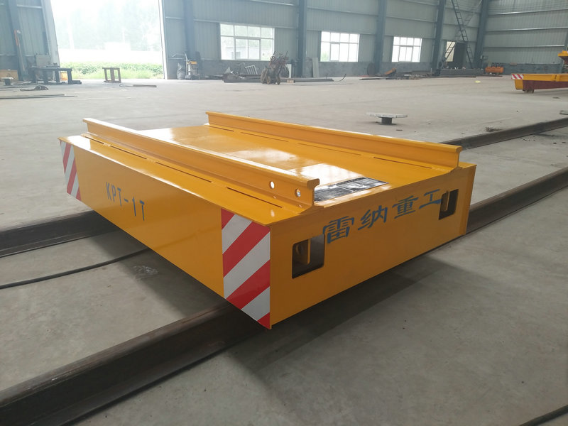 Cable Reel Powered Warehouse Flat Car on Rail עם שליטה מרחוק