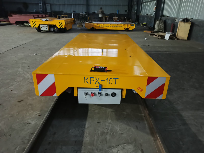 10 טון סוללה Powered Rail Transfer Trolley