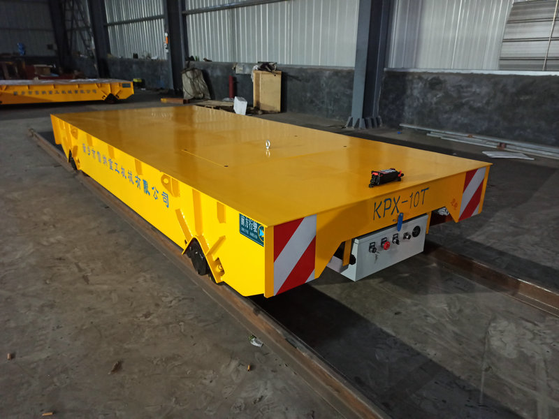 10 טון סוללה Powered Rail Transfer Trolley
