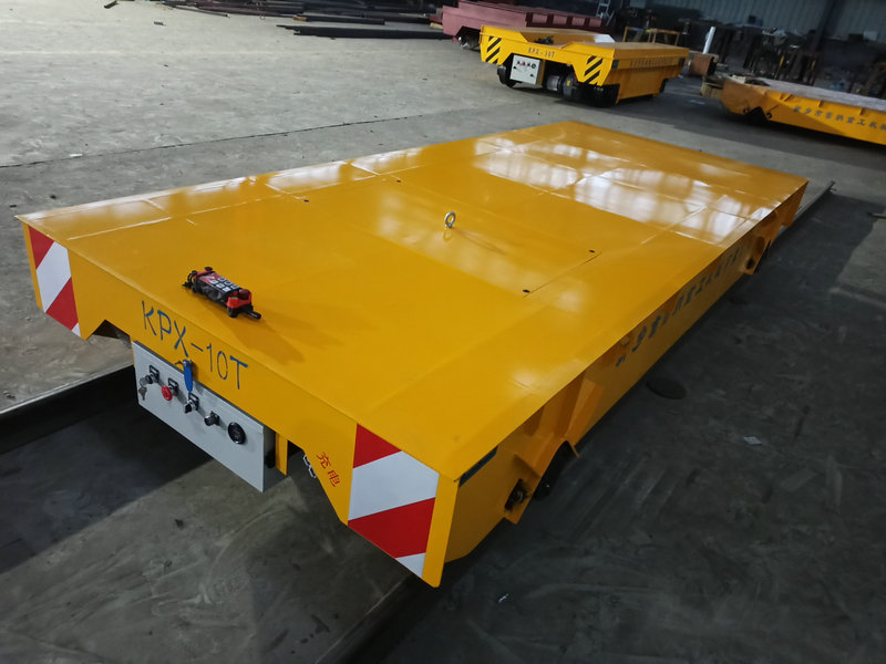 10 טון סוללה Powered Rail Transfer Trolley