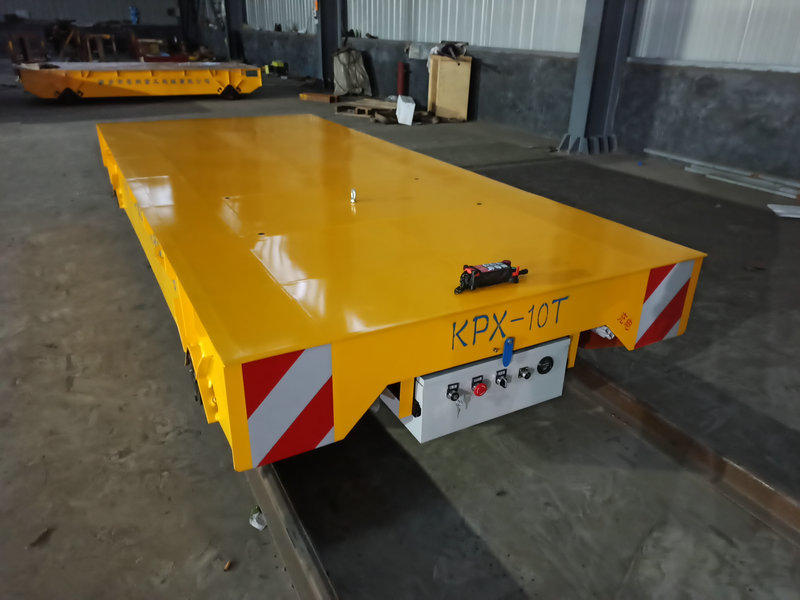 10 טון סוללה Powered Rail Transfer Trolley