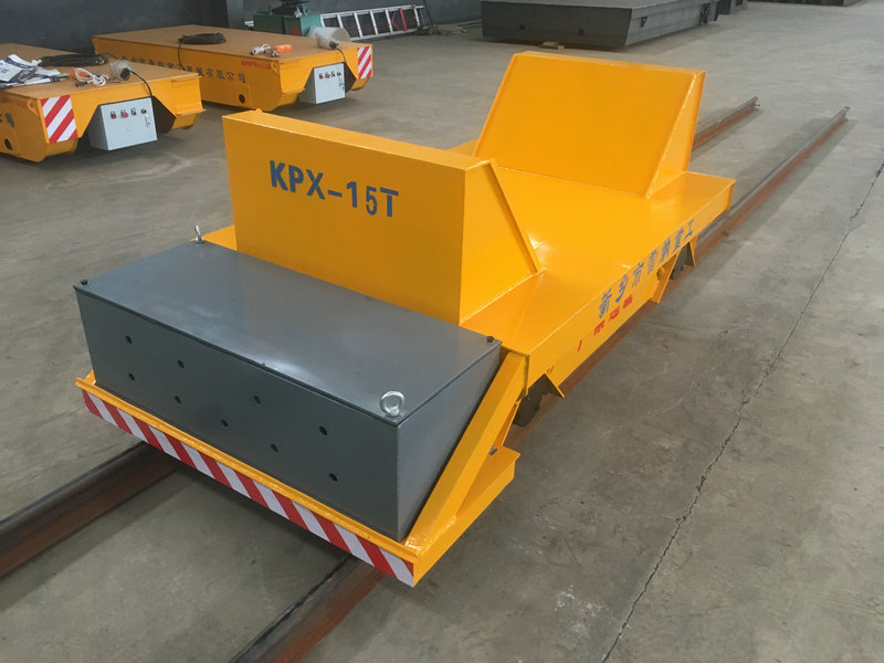 15 טון Steel Coil Battery Rail Transfer Cart