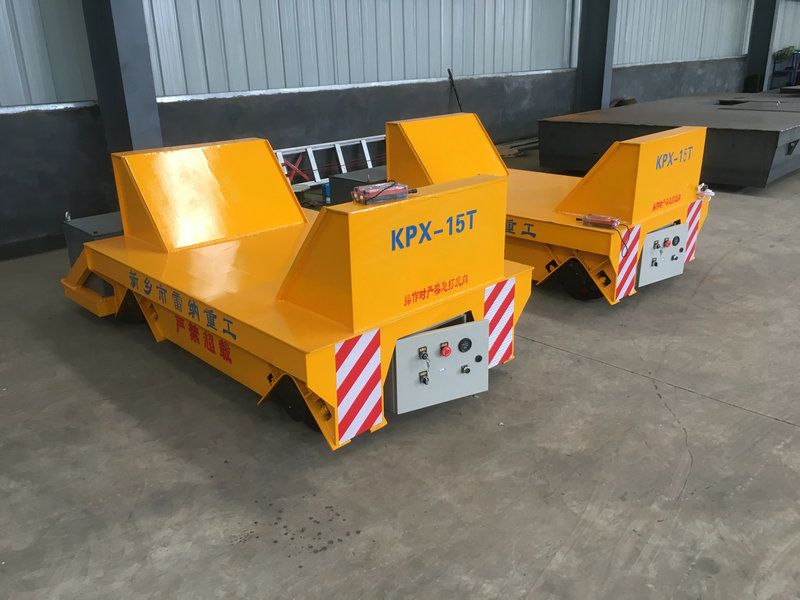 15 טון Steel Coil Battery Rail Transfer Cart