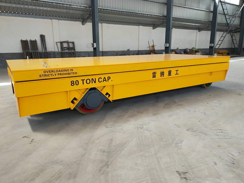 80 טון Heavy Duty Hydraulic Lifting Trackless Cart