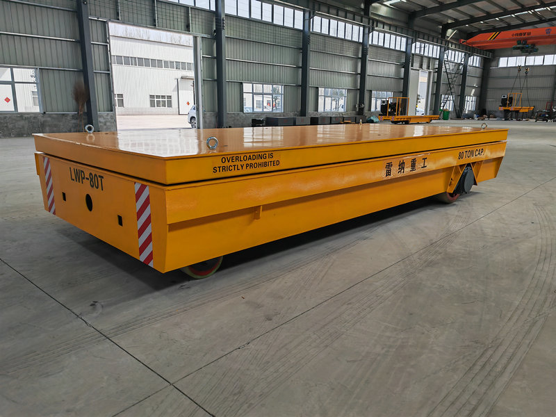 80 טון Heavy Duty Hydraulic Lifting Trackless Cart