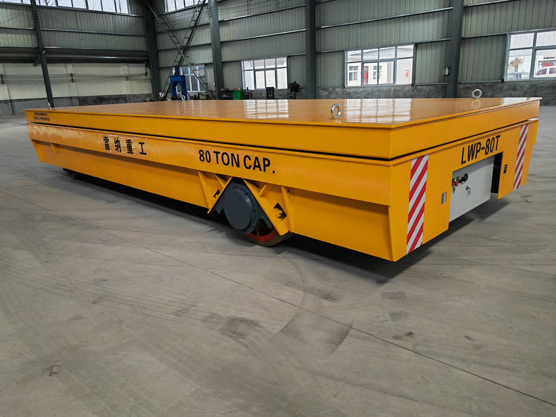 80 טון Heavy Duty Hydraulic Lifting Trackless Cart