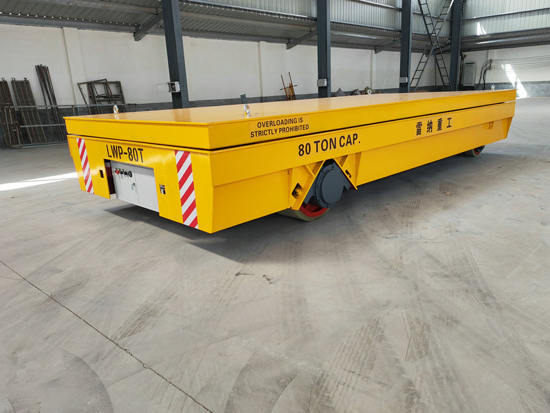 80 טון Heavy Duty Hydraulic Lifting Trackless Cart