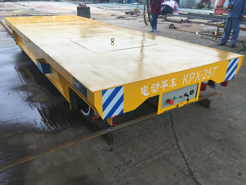 25 טון Steel Rebar Battery Transfer Trolley