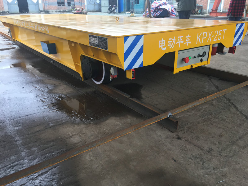25 טון Steel Rebar Battery Transfer Trolley