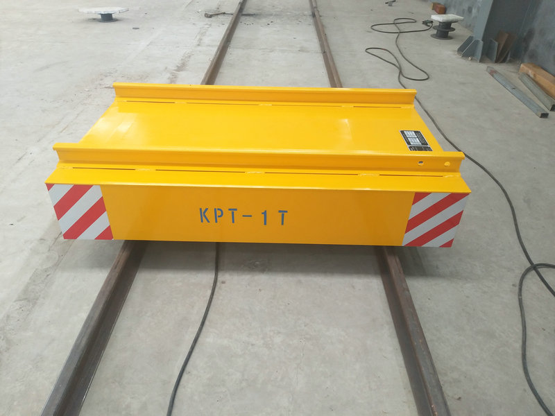 Cable Reel Powered Warehouse Flat Car on Rail עם שליטה מרחוק