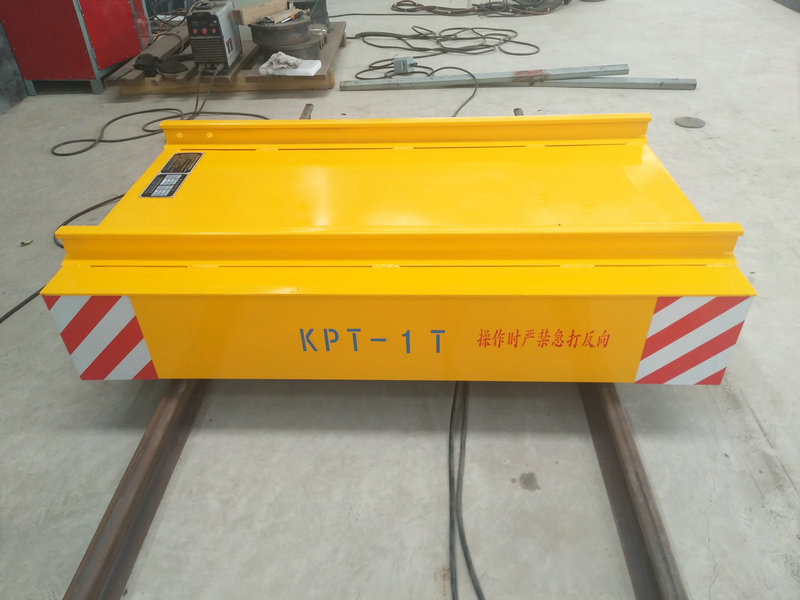 Cable Reel Powered Warehouse Flat Car on Rail עם שליטה מרחוק